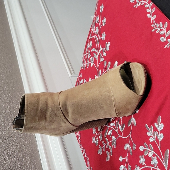 Carlos Santana Ankle Boot 👢 Open Toe 8 - Picture 2 of 4